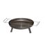 Runder Grill mit abnehmbarem Grillrost