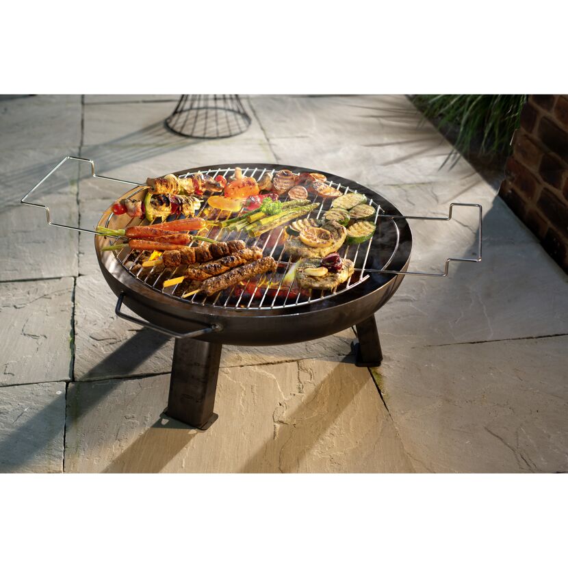 Grillrost Edelstahl für Feuerschalen Ø 60/80 cm