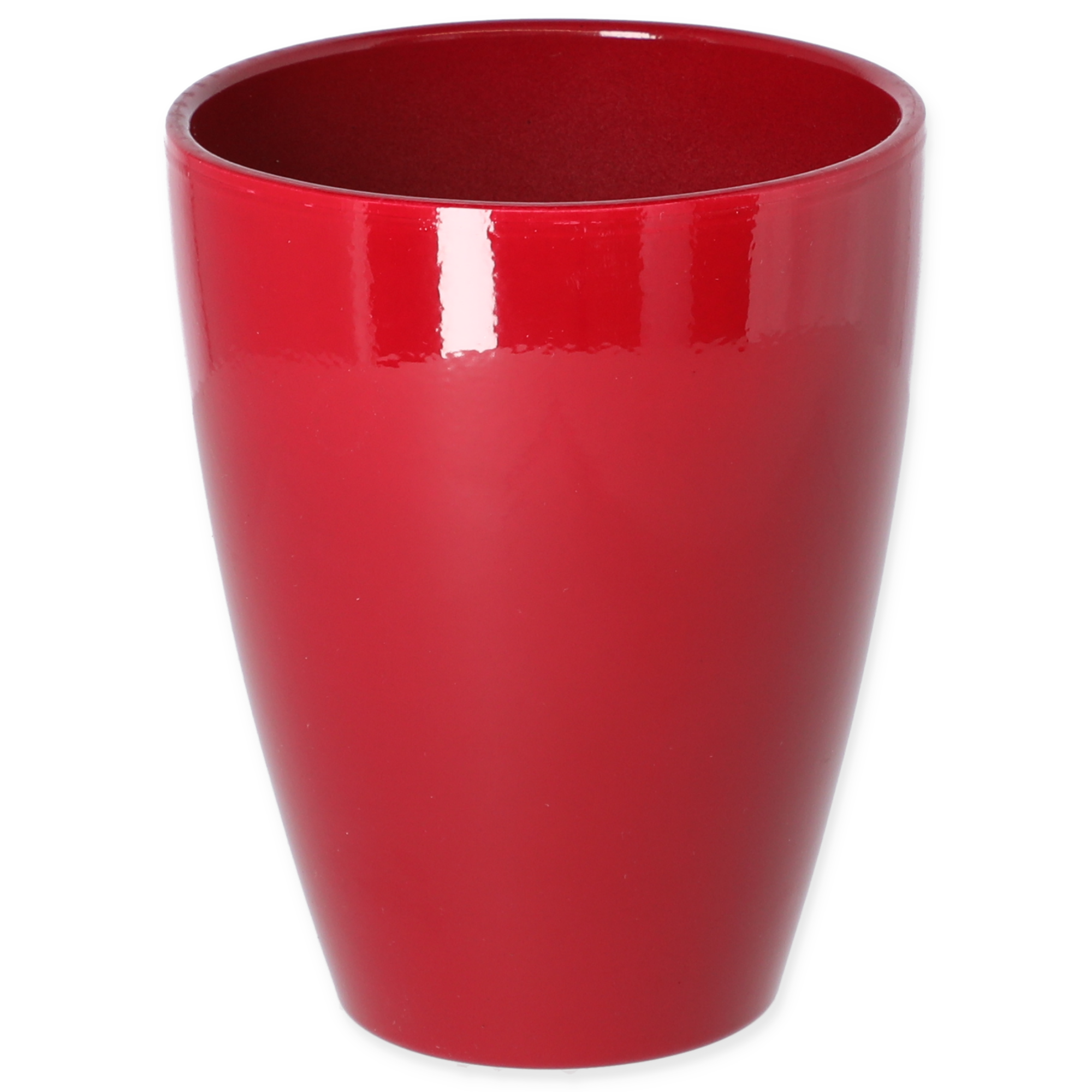 Übertopf 'Lea' weinrot Ø 18 cm