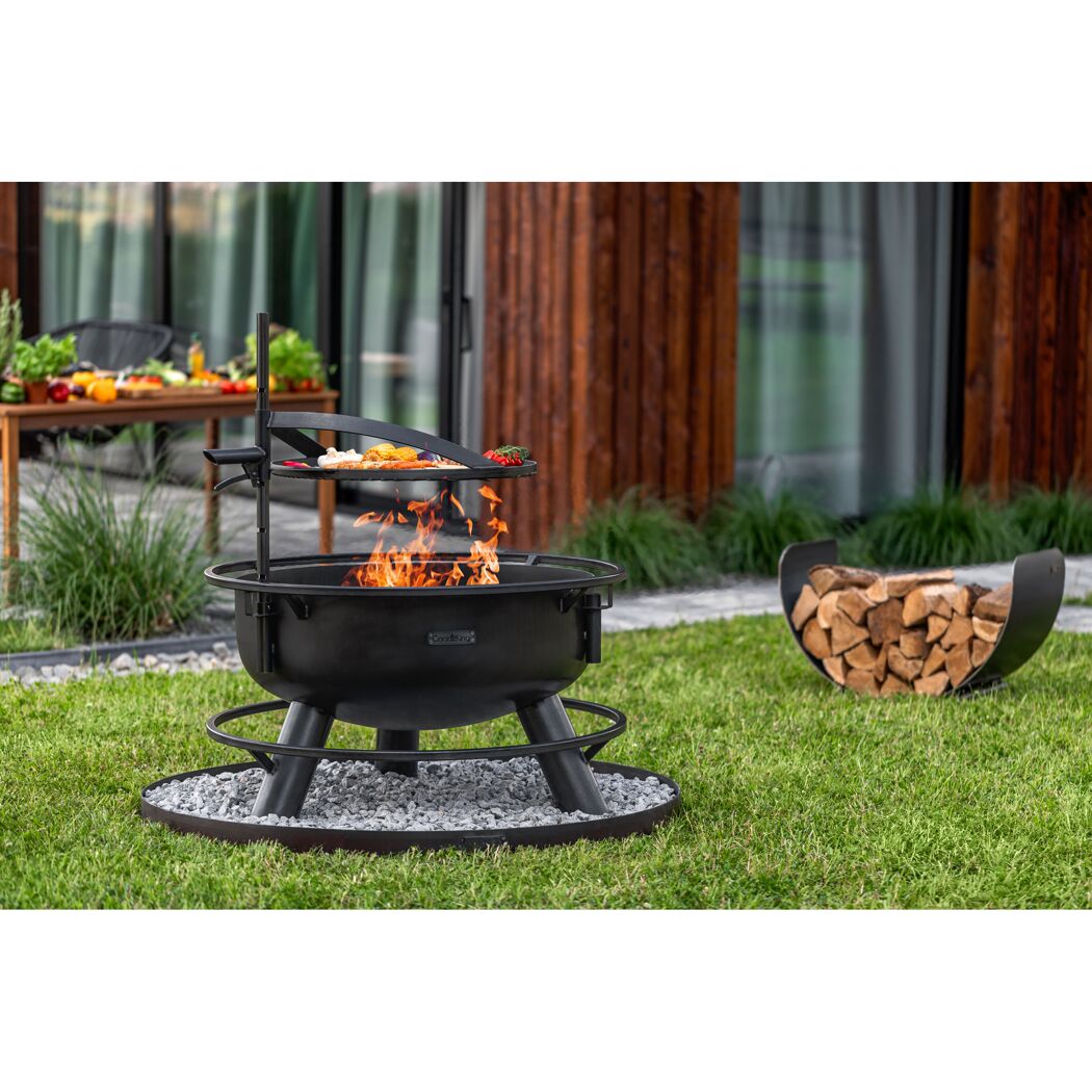 Feuerschale 'Bandito' schwarz Ø 94 x 110 cm