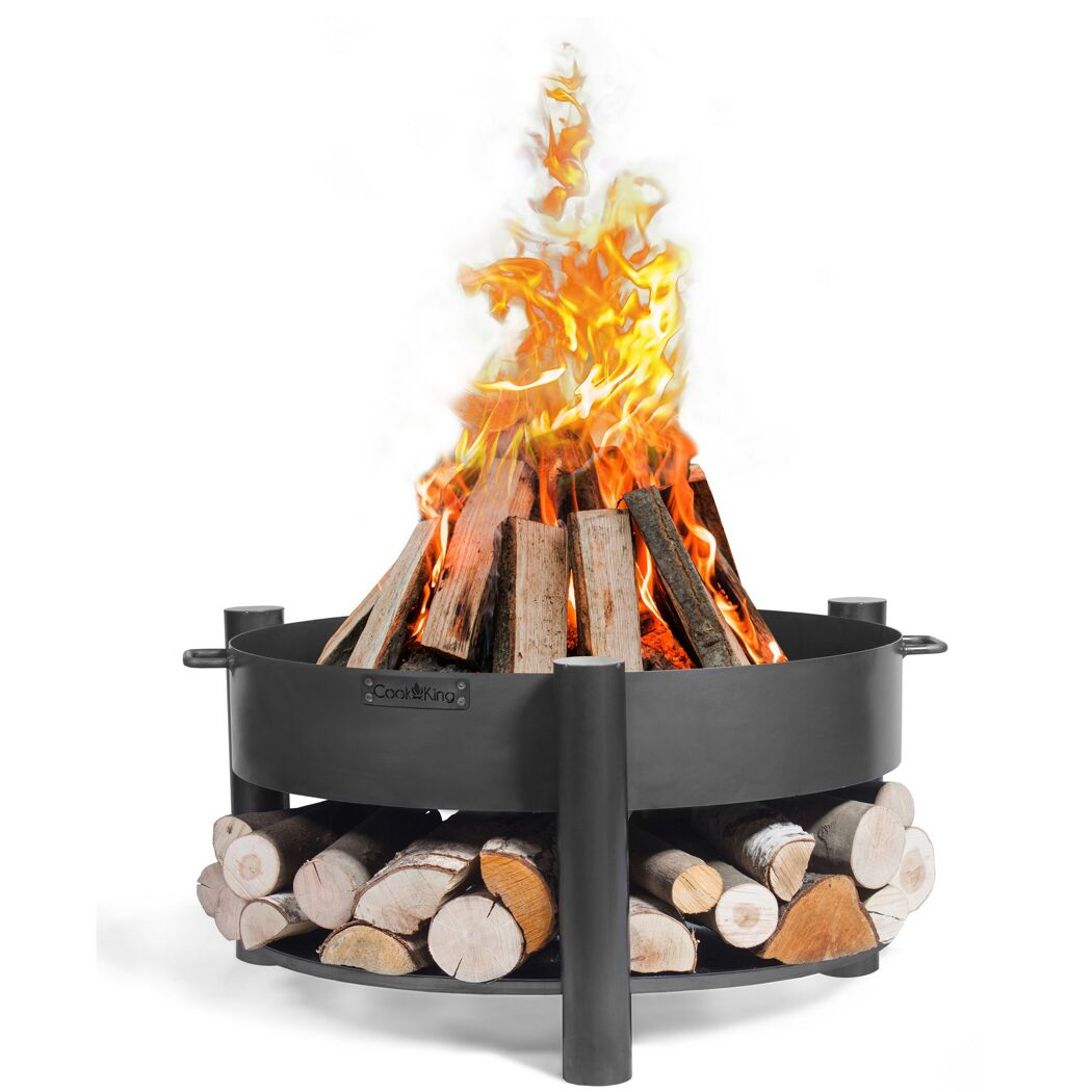 Feuerschale 'Montana' schwarz Ø 68 x 45 cm