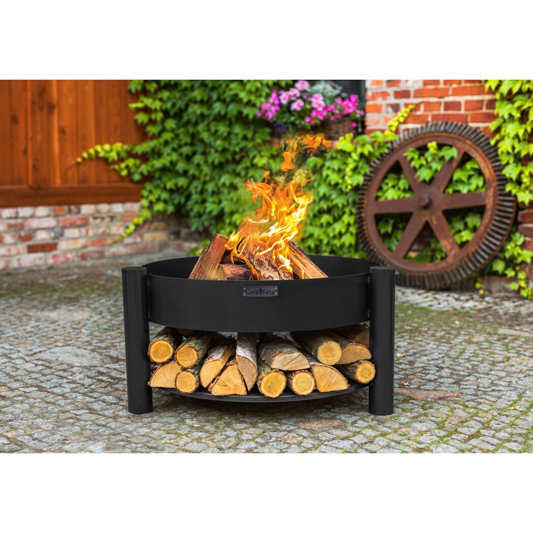 Feuerschale 'Montana' schwarz Ø 88 x 45 cm