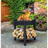 Feuerschale 'Montana' schwarz Ø 88 x 80 cm
