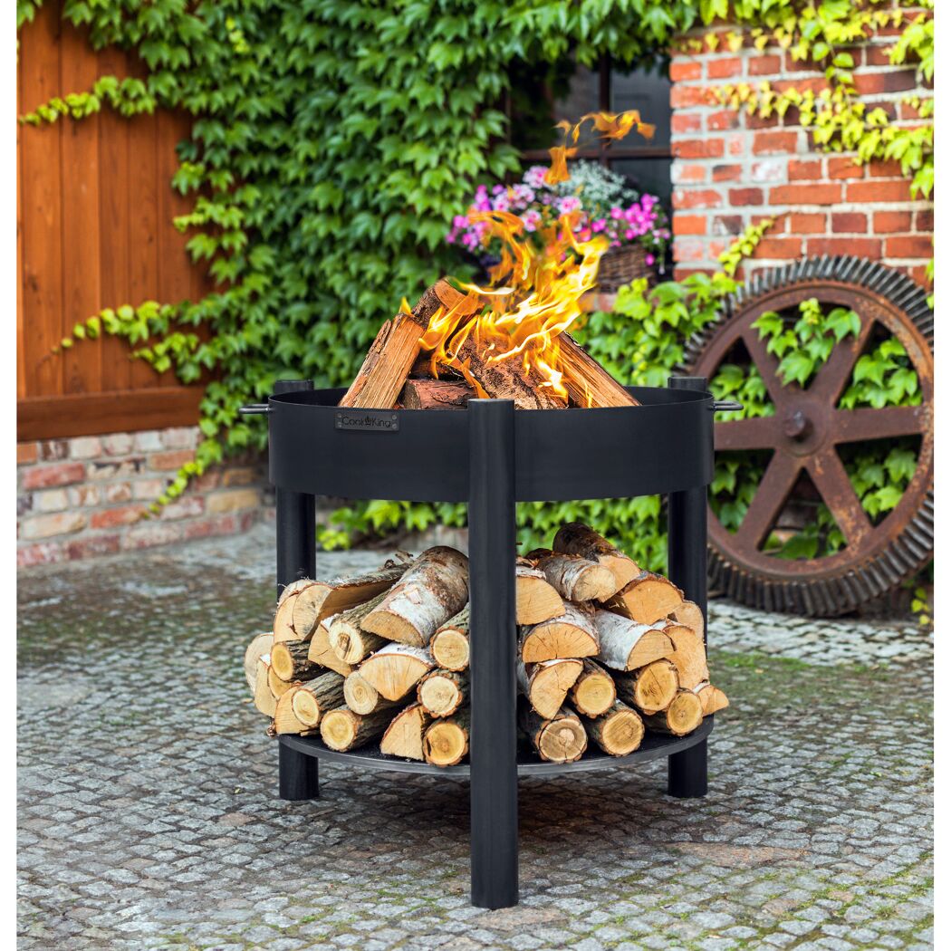 Feuerschale 'Montana' schwarz Ø 88 x 80 cm