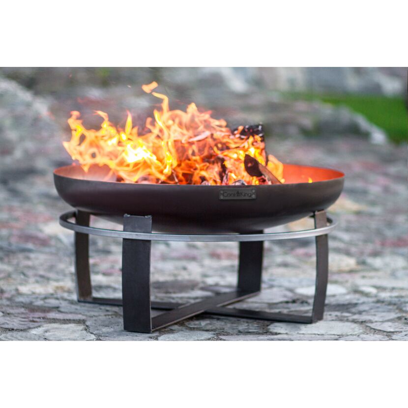 Feuerschale 'Viking' schwarz Ø 60 x 36 cm