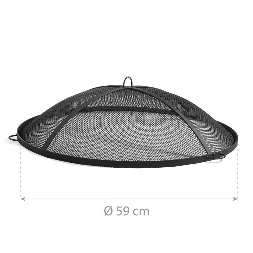Funkenfang schwarz Ø 59 cm