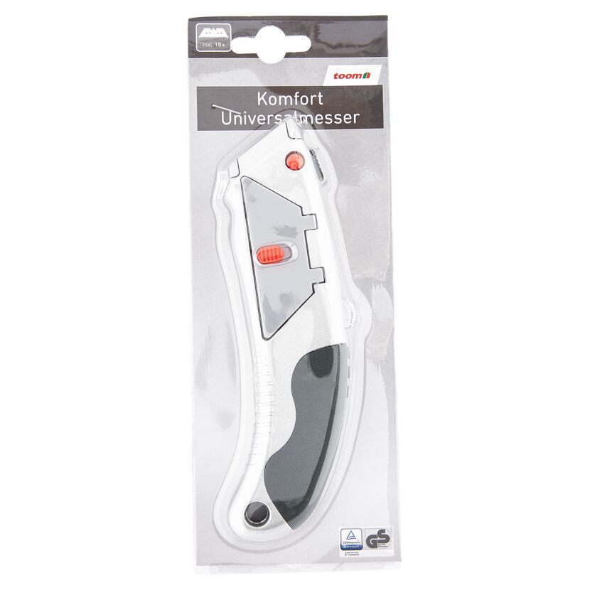 toom Komfort Universalmesser in Verpackung