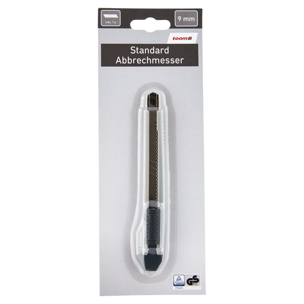toom Standard-Abbrechmesser 9 mm in Verpackung