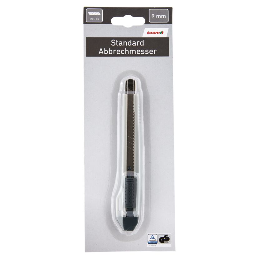 toom Standard-Abbrechmesser 9 mm in Verpackung