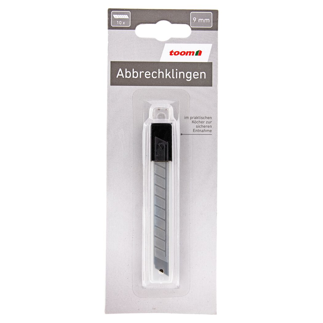 Abbrechklingen 9 mm, 10 Stück