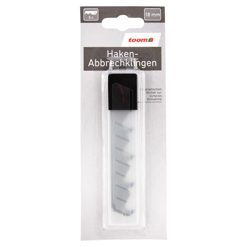toom Haken-Abbrechklingen 18 mm, 5 Stück