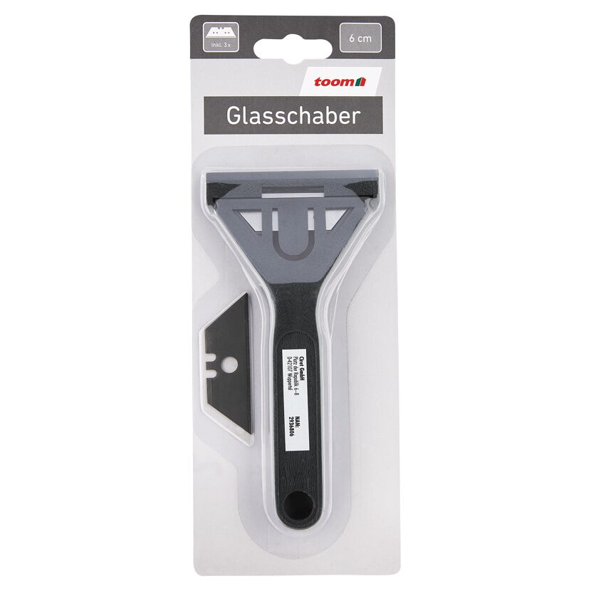 Glasschaber mit Ersatzklingen
