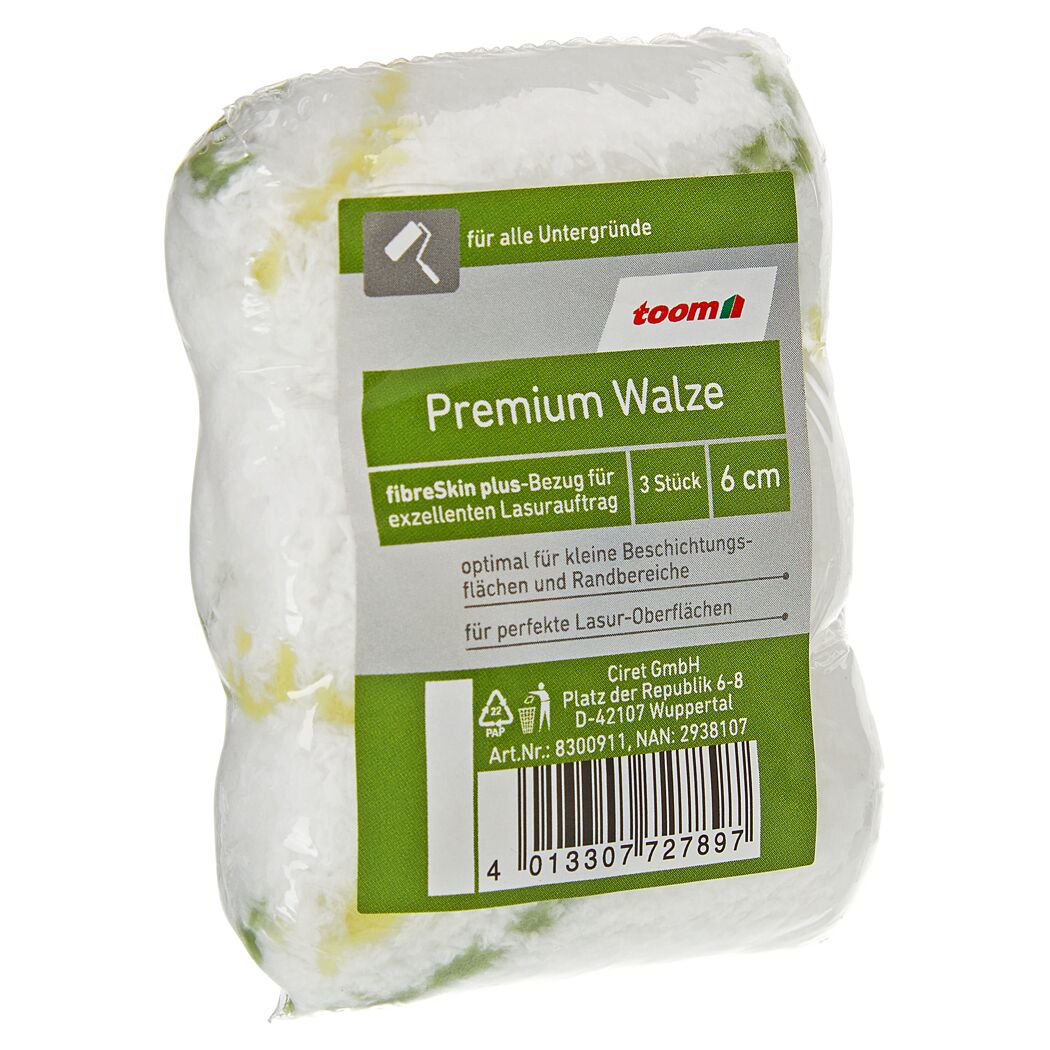 toom Premium-Walzen im 3er-Pack
