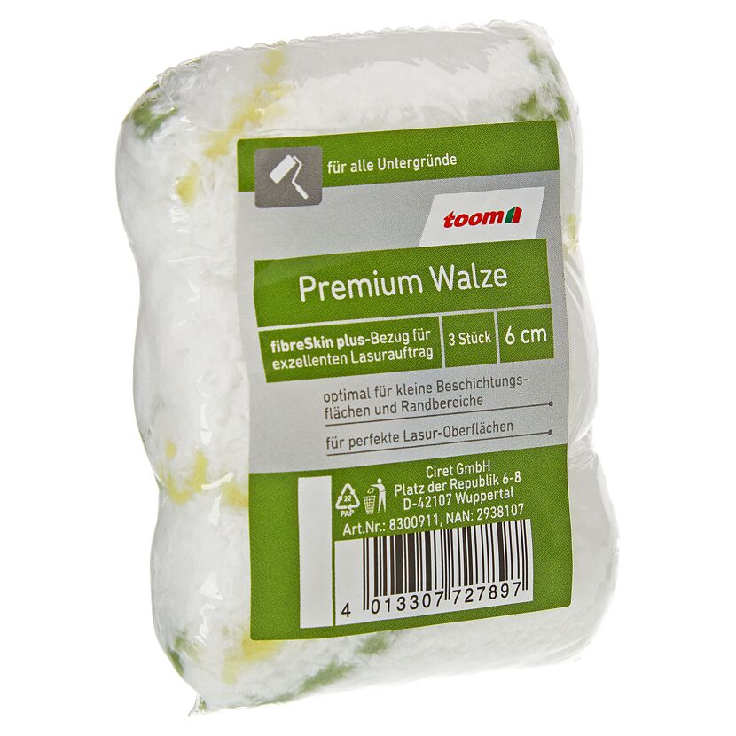 toom Premium-Walzen im 3er-Pack
