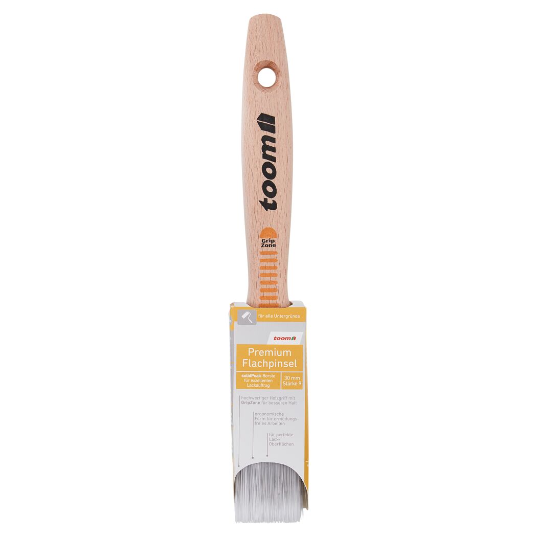toom Premium Flachpinsel 30 mm Stärke 9