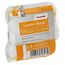 Drei Komfort-Lackwalzen, 6 cm breit, in Plastikverpackung