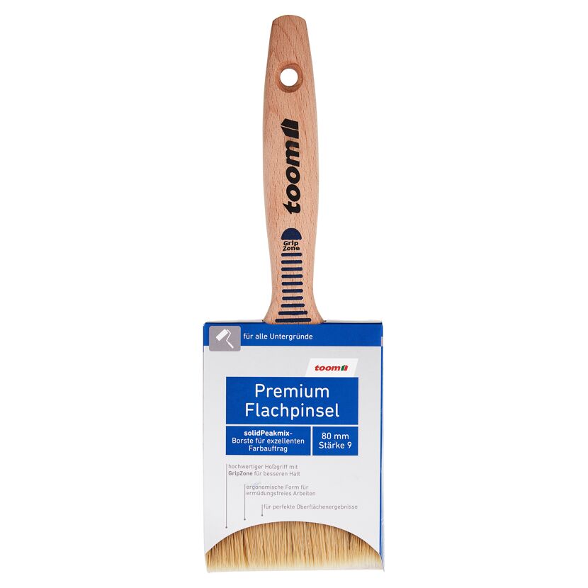 Flachpinsel Premium Stärke 9 80 mm