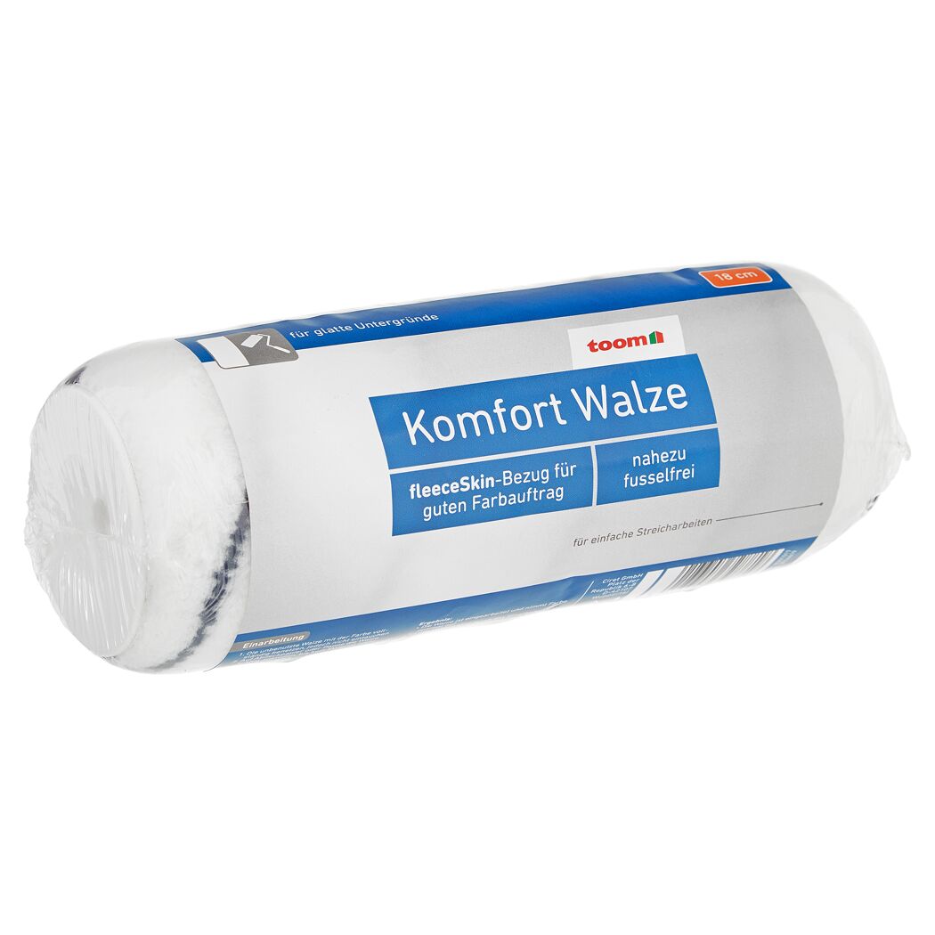 Komfort Walze von toom, 18 cm, in Verpackung