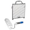 3-teiliges Malerset mit Farbrolle und Abstreifgitter