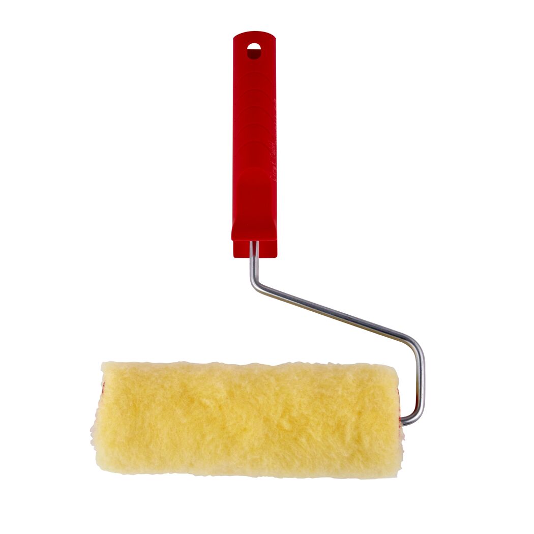 Farbrolle mit rotem Griff