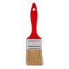 Flacher Pinsel mit rotem Griff