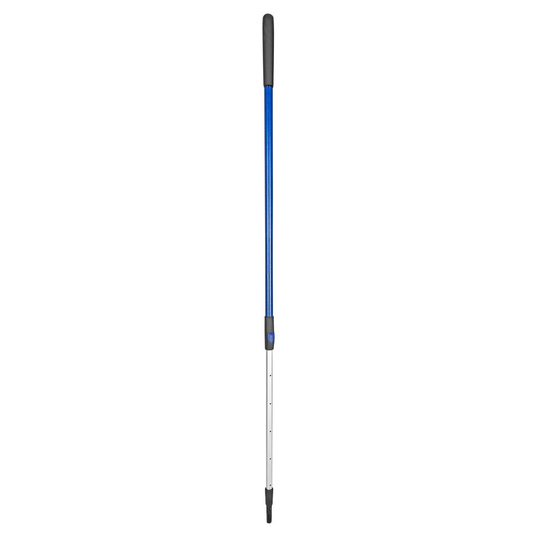 Blau-grauer Teleskopstab