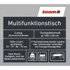 toom Multifunktionstisch, aufgebaut, mit Maßen
