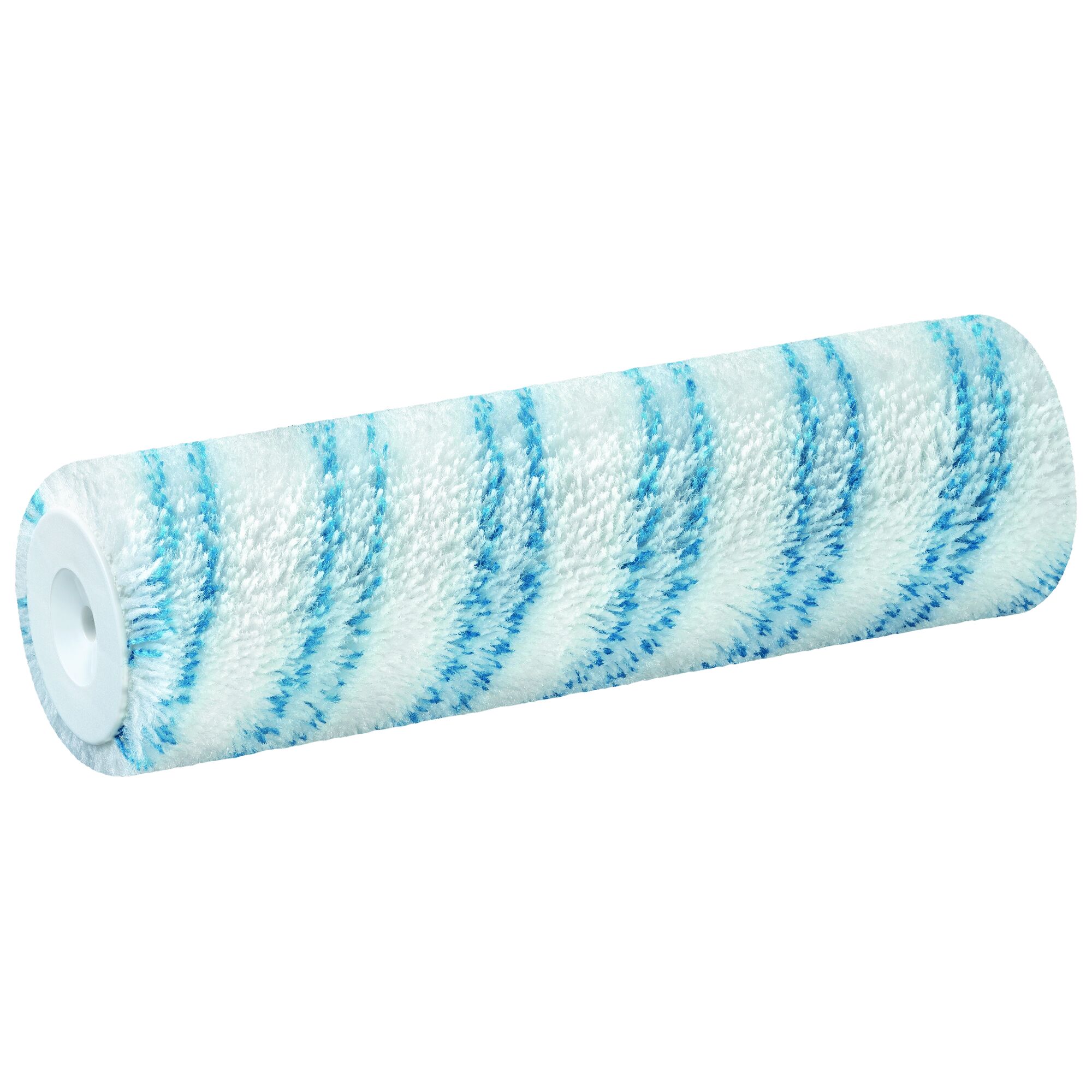 Blau-weiße Farbwalze