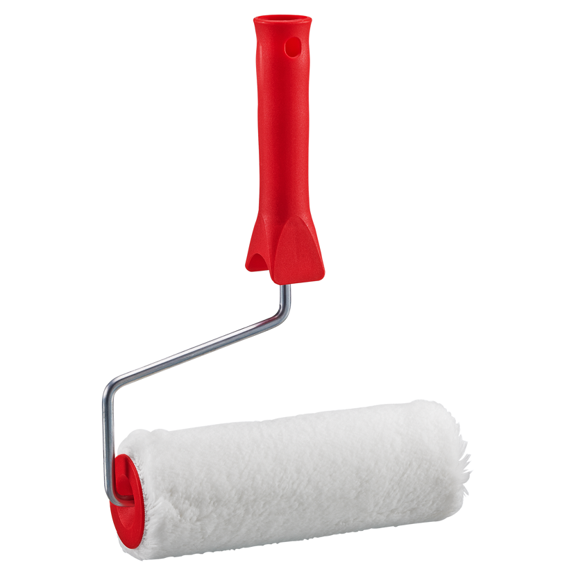 Kurzflorrolle mit rotem Griff