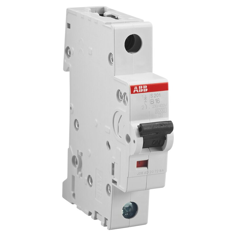 ABB Einbauautomat S201 B16, 1-polig, 16A