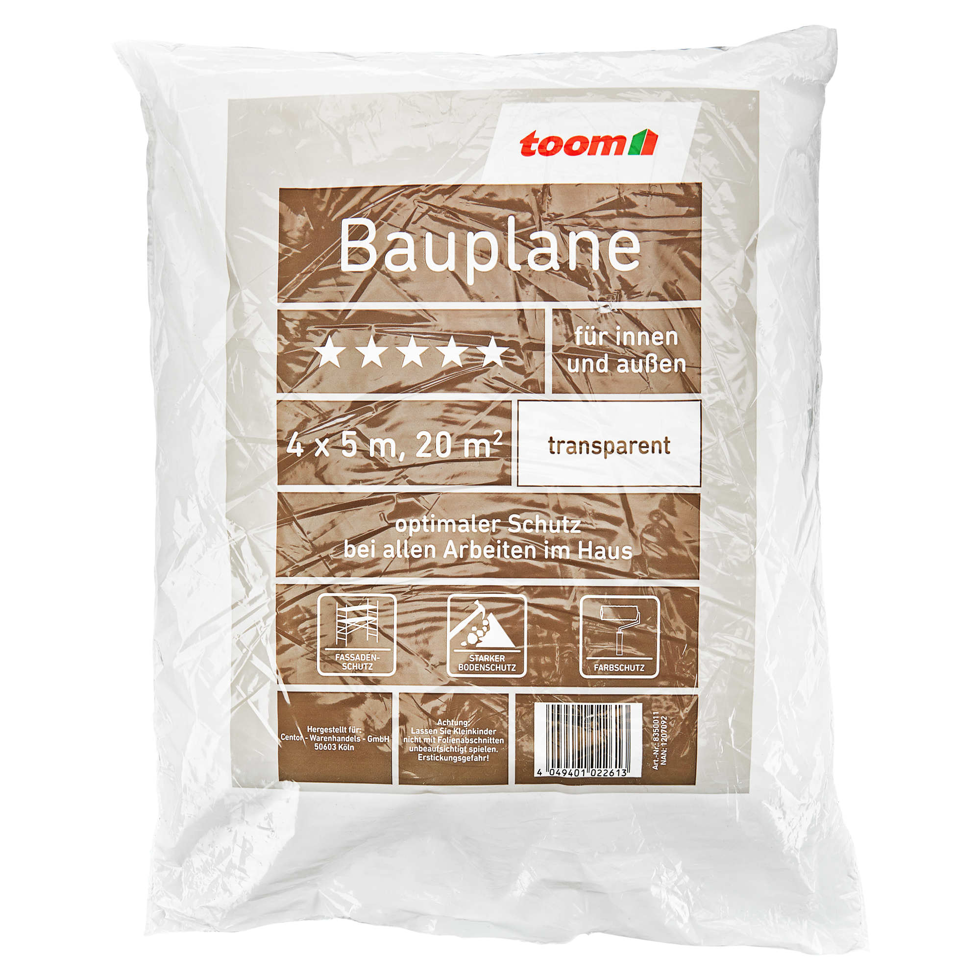 Bauplane "Profi" 500 x 400 cm + product picture