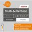 Transparente toom Multi-Malerfolie, 2 x 12 m