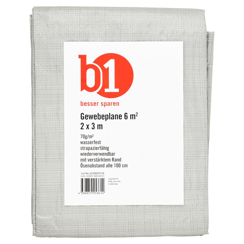 b1 Gewebeplane 2 x 3 m, wasserfest