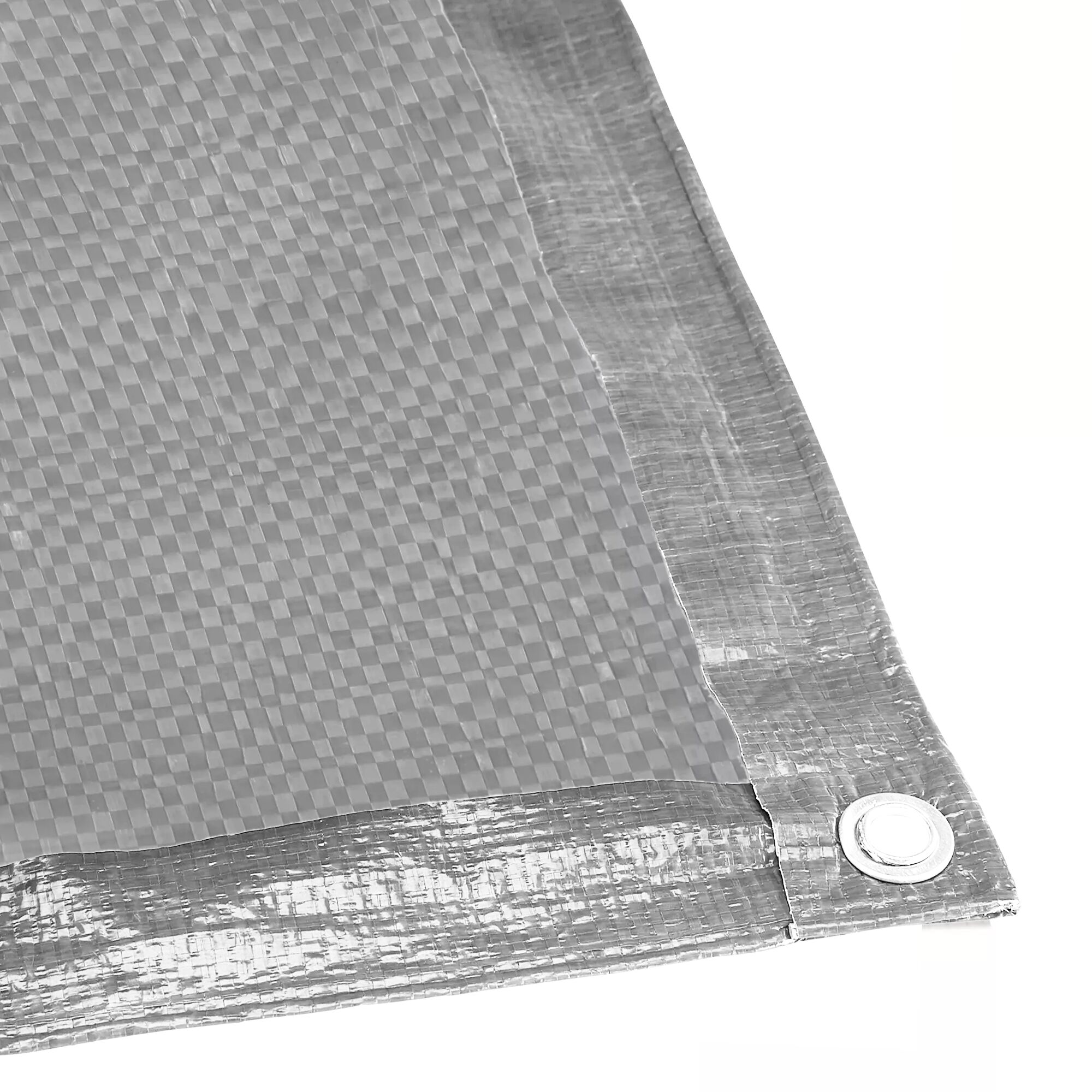 Gewebeplane grau mit Öse