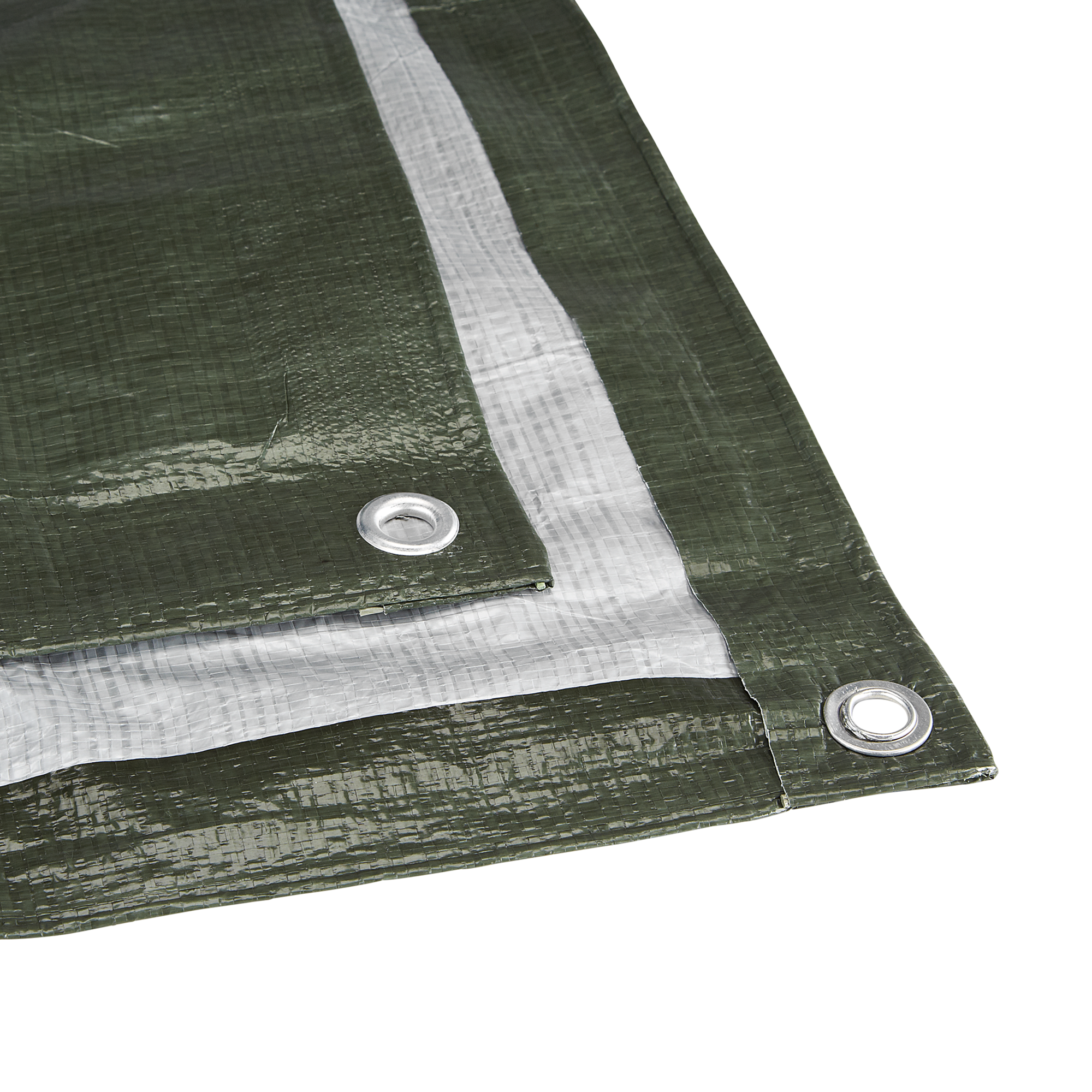 Gewebeplane Polyethylen grün/silbern 2 x 3 m + product picture