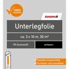 Schwarze PE-Unterlegfolie von toom, 3 x 10 m