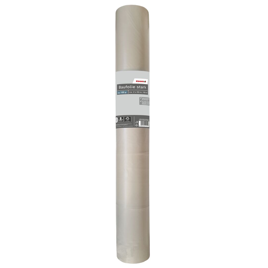 Rolle durchsichtige Baufolie