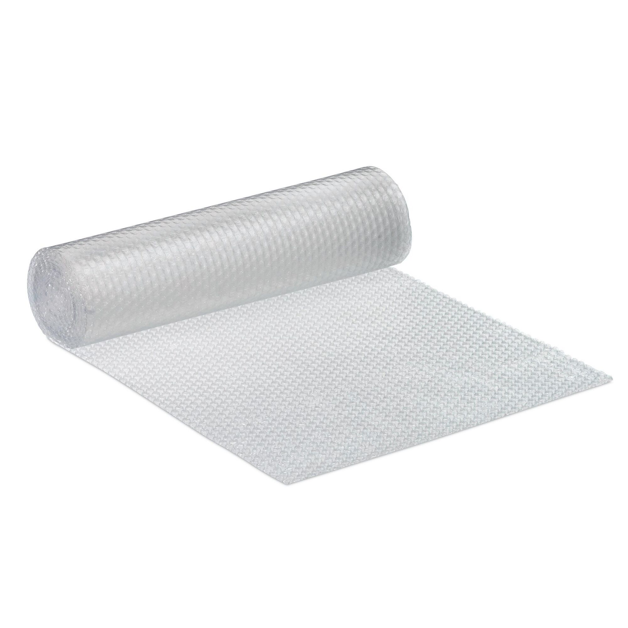 transparente Luftpolsterfolie aufgerollt