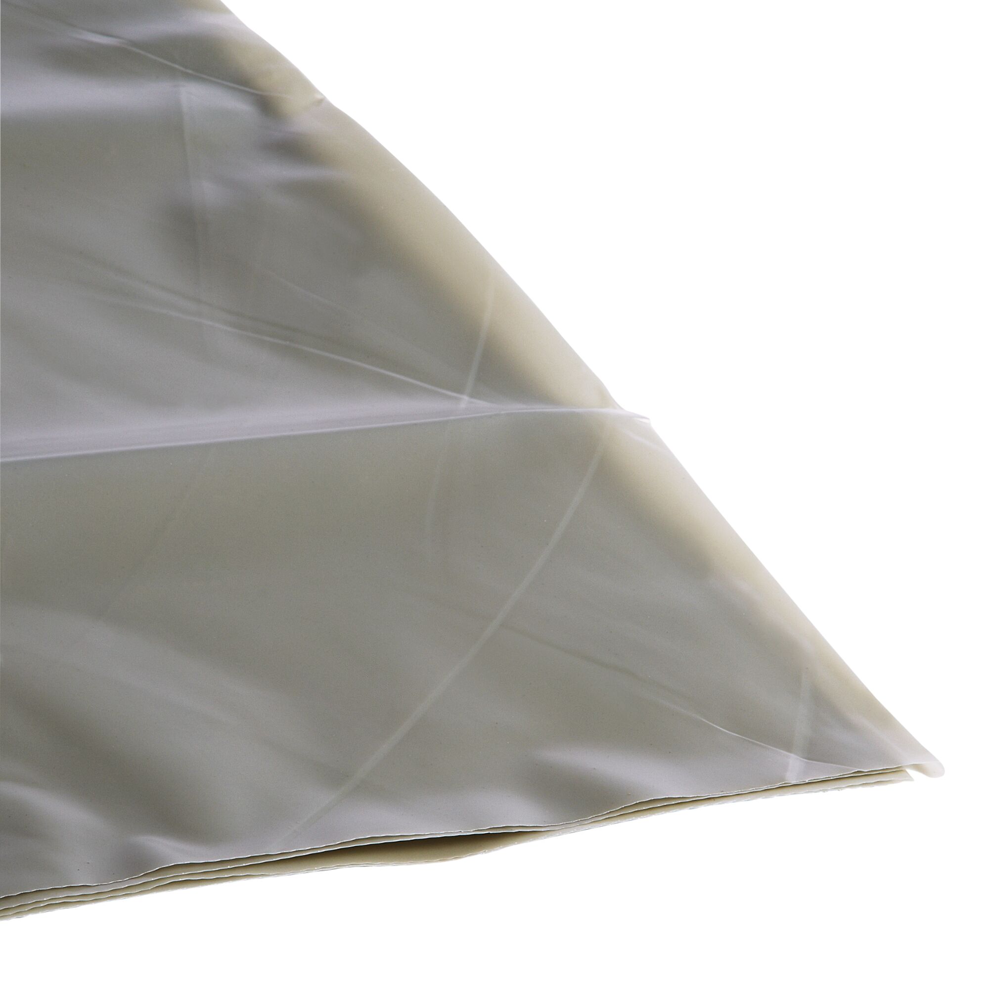 Ecke einer gefalteten Plane