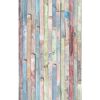 Bunt gestrichene Holzbretter