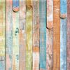 Bunte Holzbretter nebeneinander