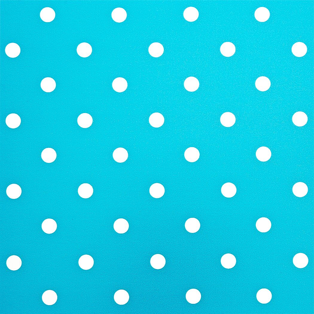 Blaue Klebefolie mit weißen Punkten