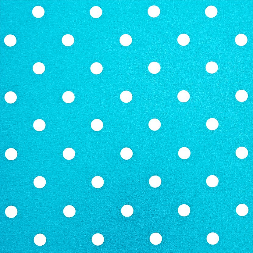 Blaue Klebefolie mit weißen Punkten