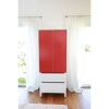 Klebefolie rot gepunktet 45 x 200 cm