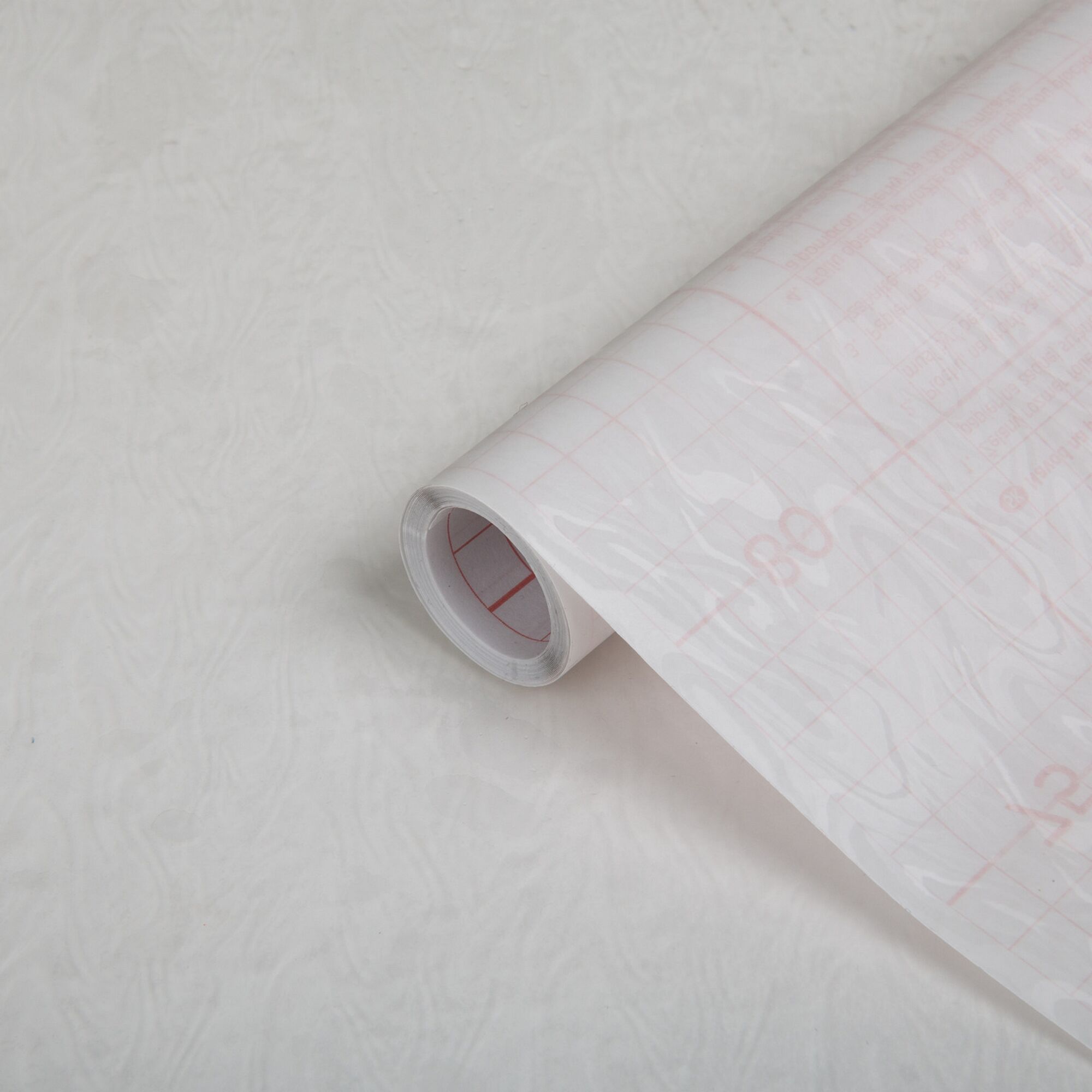 Rolle mit weißer Milchglasfolie