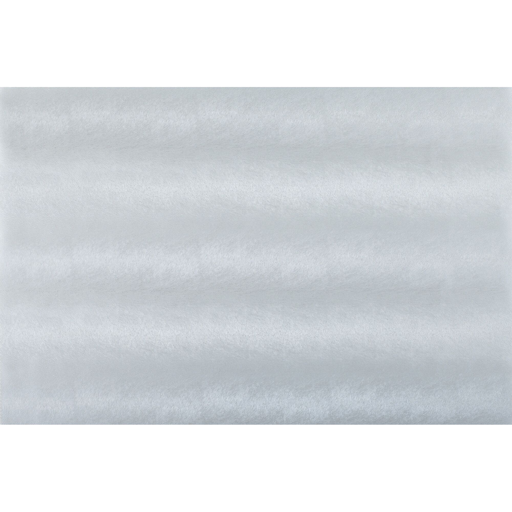 Nahaufnahme einer gewellten, hellgrauen Fläche