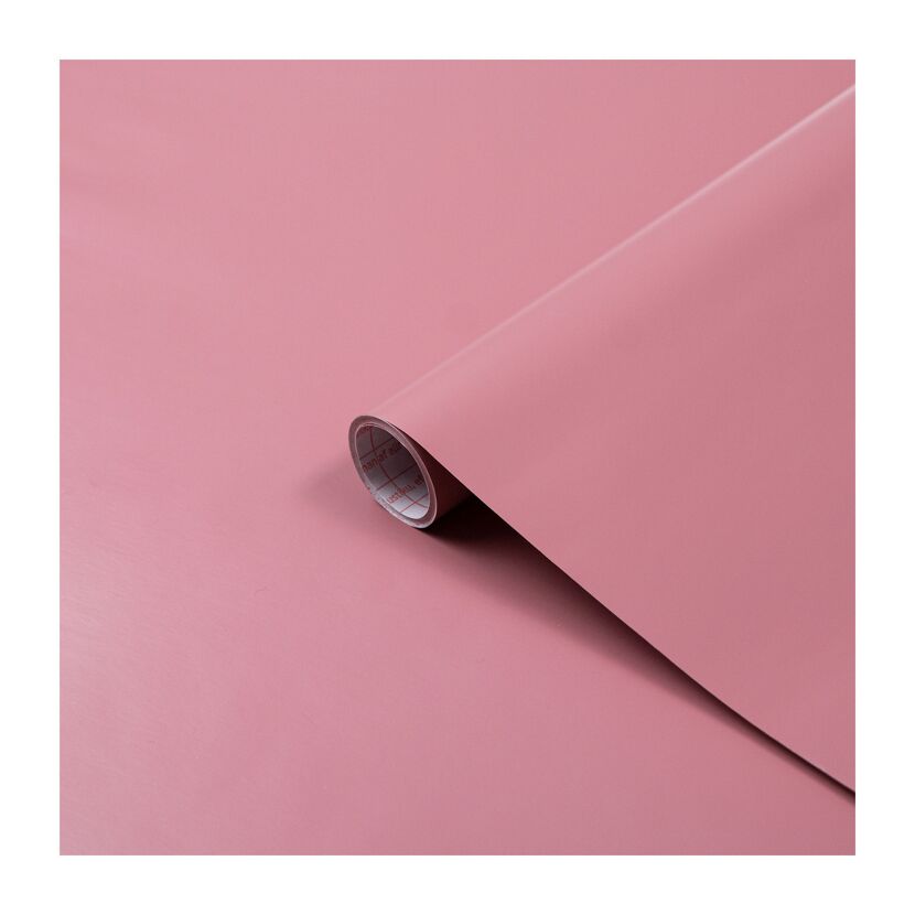 Klebefolie rosé seidenmatt 45 x 200 cm