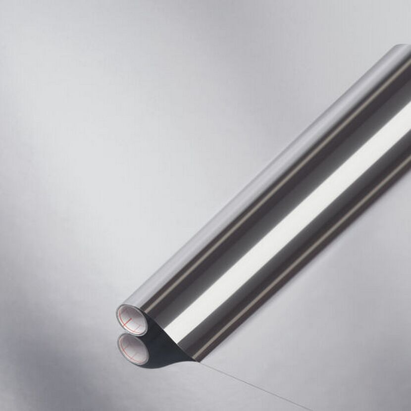 Rolle silberne Spiegeleffektfolie