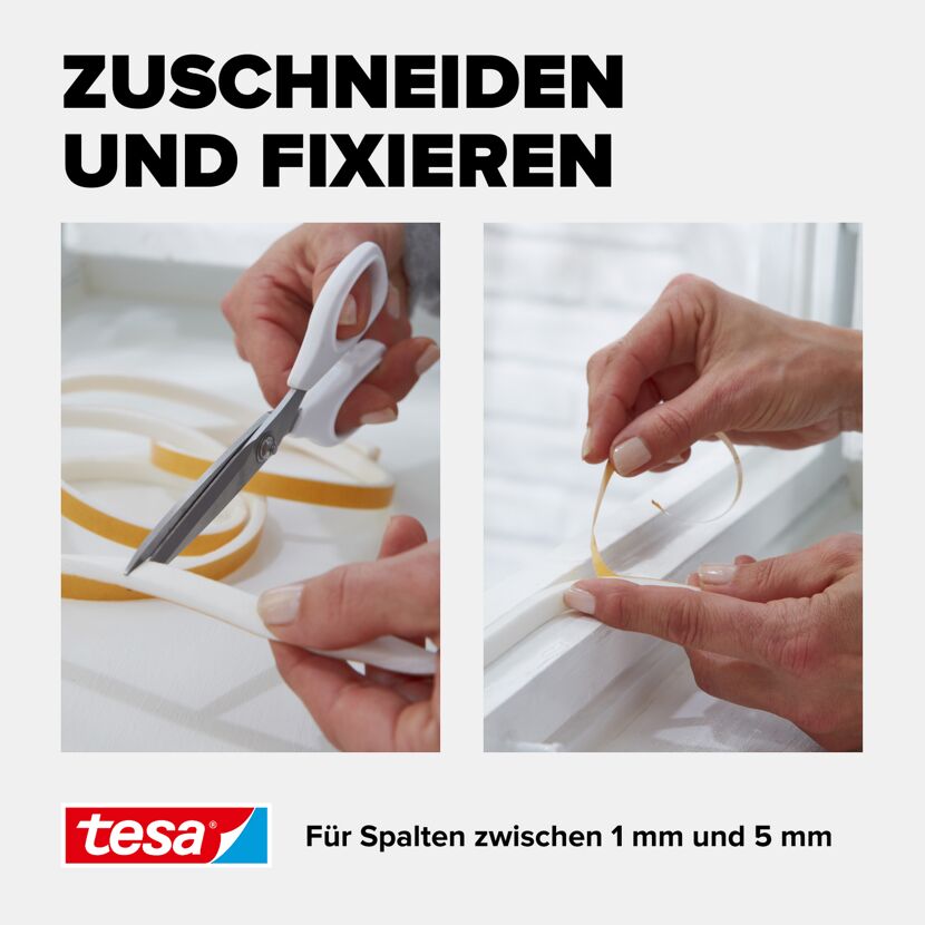 Schaumstoffdichtung Universal 'Insulation' weiß 0,6 x 0,9 x 600 cm