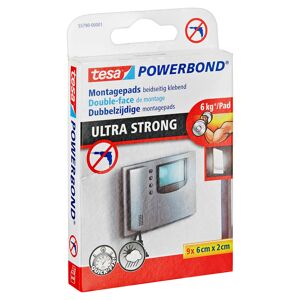 Montagepads Powerbond 'Ultra Strong' 6 x 2 cm 9 Stück